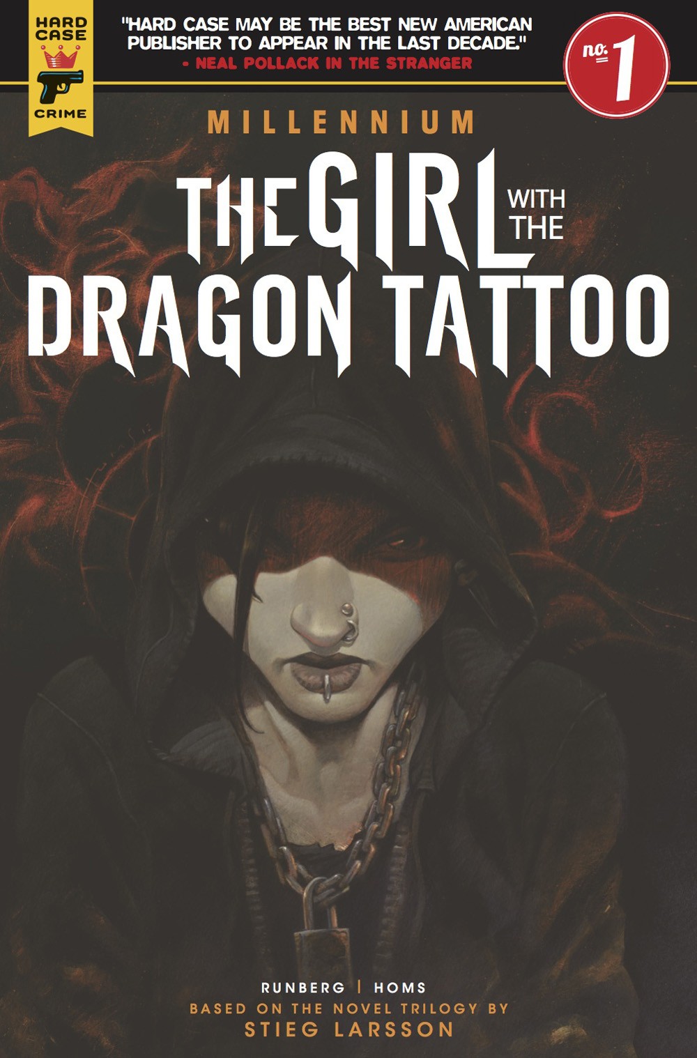 First look New Girl With the Dragon Tattoo comic  CRIME FICTION LOVER