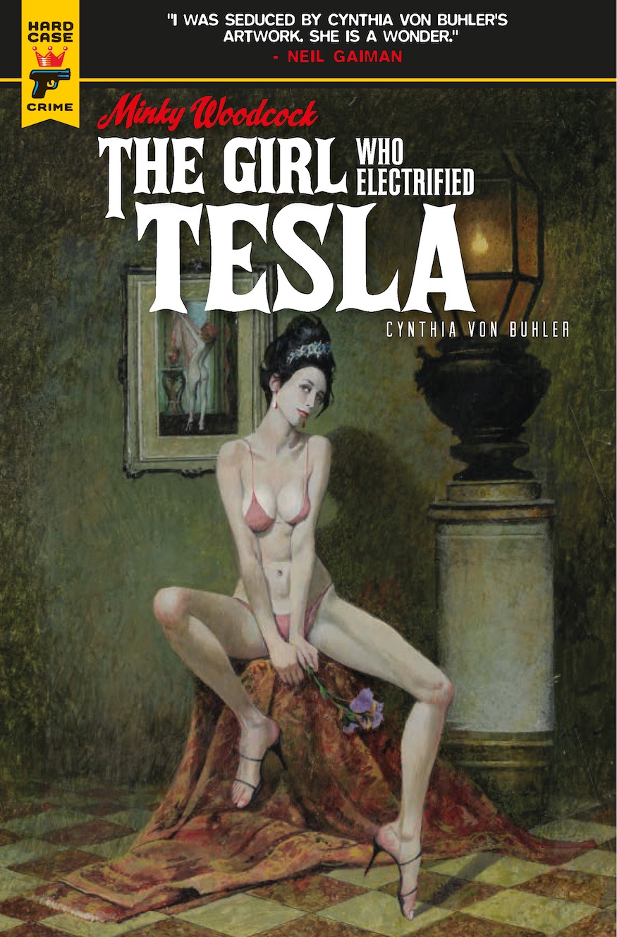 Minky Woodcock: The Girl Who Electrified Tesla Robert McGinnis cover