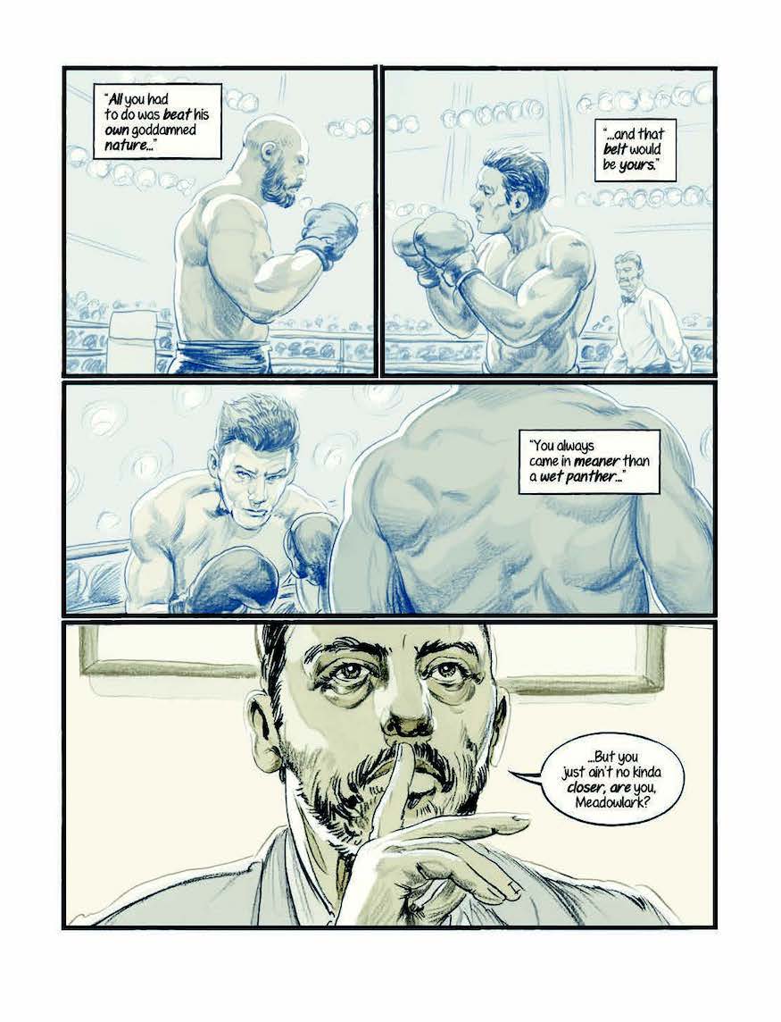 Meadowlark crime graphic novel