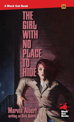 The Girl With No Place to Hide by Marvin Albert front cover