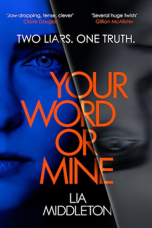 Your Word or Mine by Lia Middleton front cover