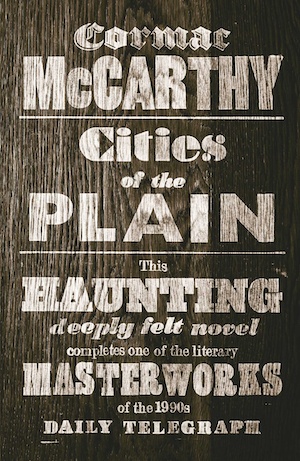 Cities of the Plain by Cormac McCarthy front cover