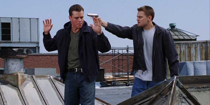 The Departed crime movie with Matt Damon and Leonardo di Caprio