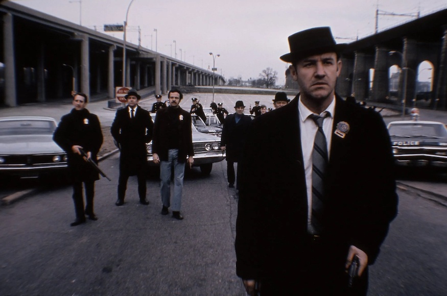 Gene Hackman in The French Connection, crime movie, in 1971