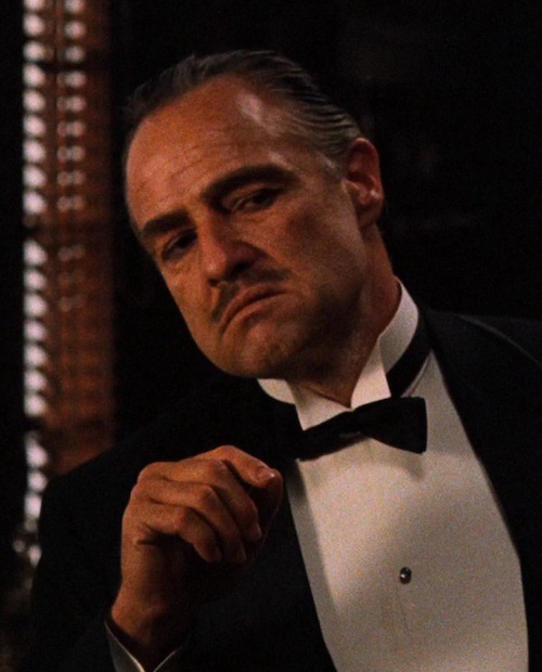 Marlon Brando in The Godfather