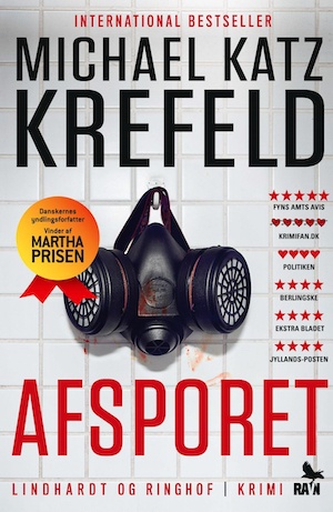 Afsporet by Michael Katz Krefeld front cover, in Danish