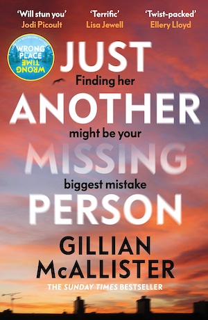 Just Another Missing Person by Gillian McAllister front cover