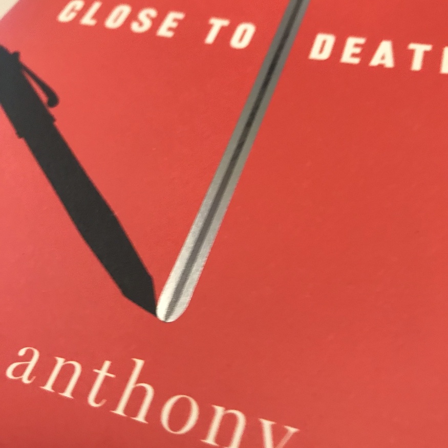 Close to Death US Hardback edition photographed red cover