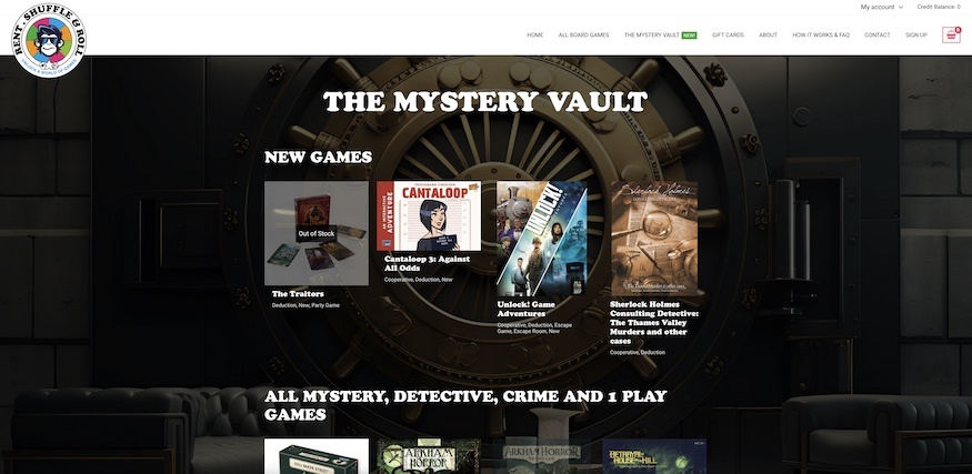 Rent, Shuffle and Roll Mystery Vault screenshot