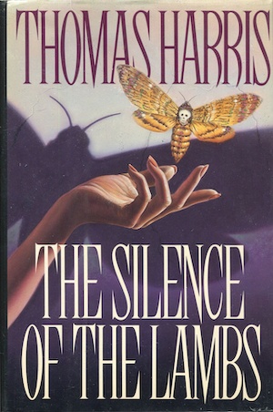Original hardback cover for The Silence of the Lambs