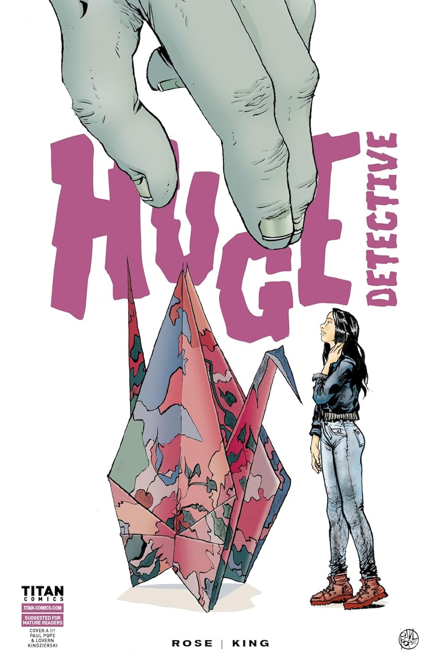 Huge Detective, comic book by Adam Rose and Magenta King front cover