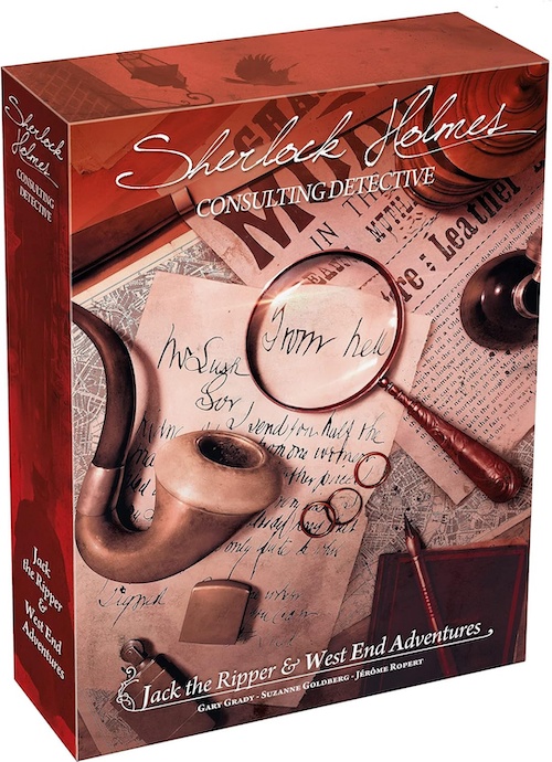 Sherlock Holmes Consulting Detective boardgame box