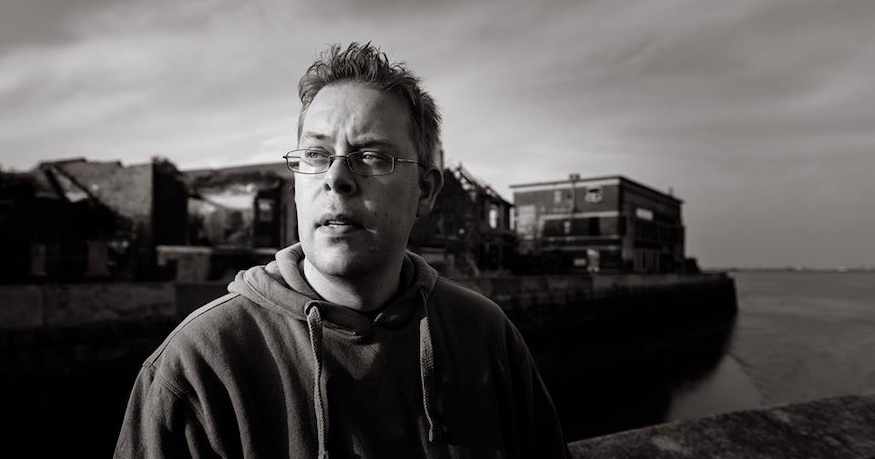 Nick Quantrill on the docks at Hull