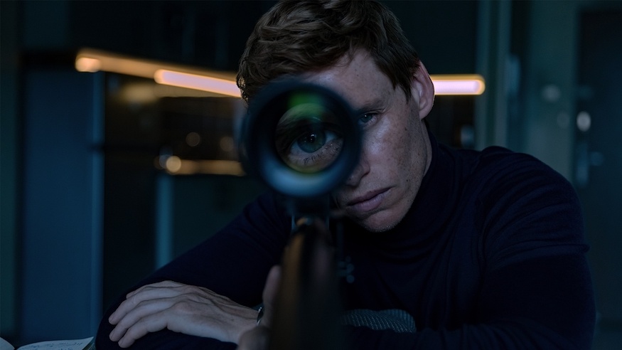 Eddie Redmayne as the Jackal in The Day of the Jackal