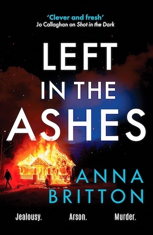 Left in the Ashes by Anna Britton front cover