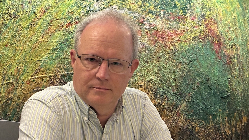 Crime and thriller author Michael Bourne