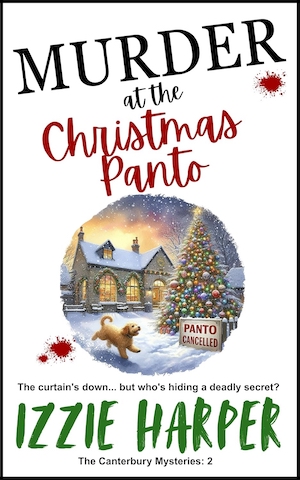 Murder at the Christmas Panto by Izzie Harper front cover