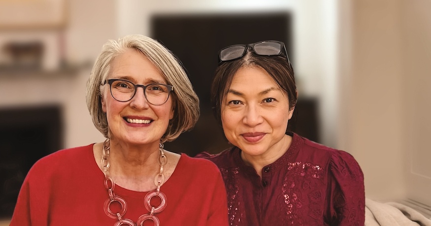 Louise Penny and Mellissa Fung, thriller authors