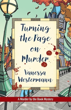 Turning the Page on Murder by Vanessa Westermann front cover