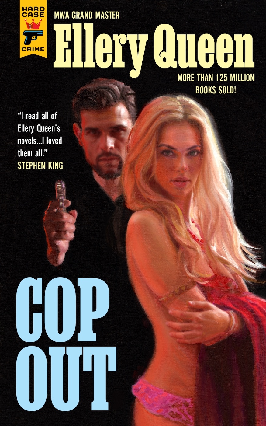 Cop Out by Ellery Queen, 2027 reprint pulp cover image