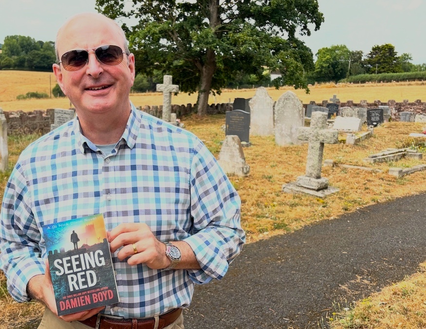 Somerset-based crime fiction author Damien Boyd