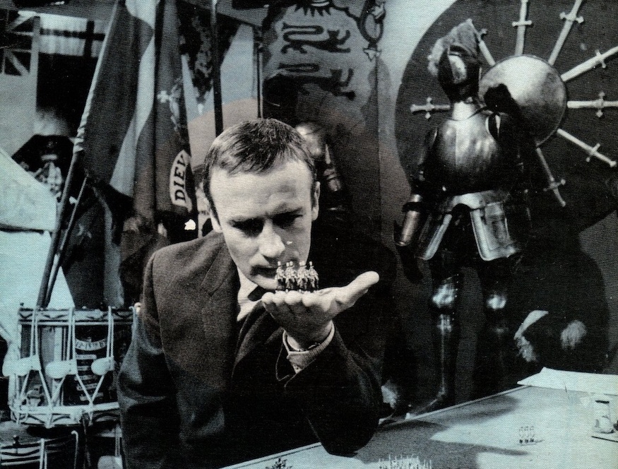 Edward Woodward as Callan, 1960s espionage show still