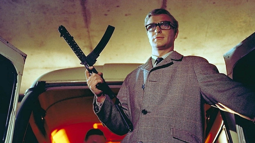 Michael Caine as Harry Palmer in The Ipcress File film still