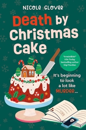 Death by Christmas Cake by Nicola Glover front cover