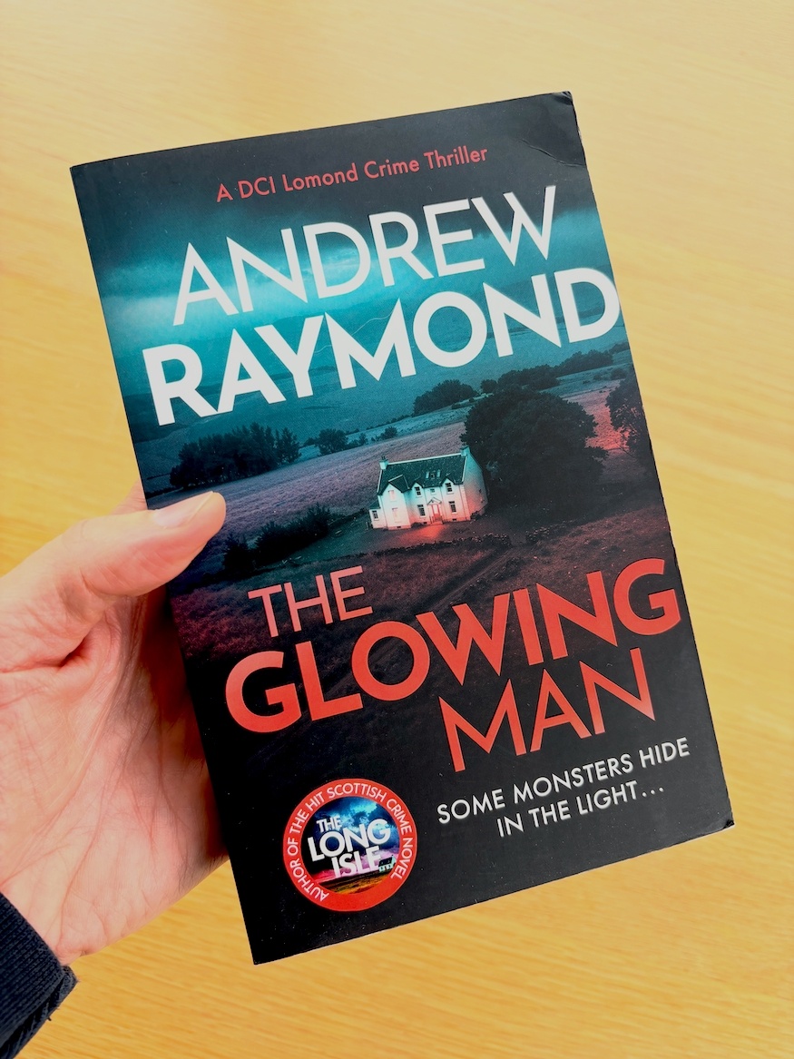 The Glowing Man by Andrew Raymond front cover photo