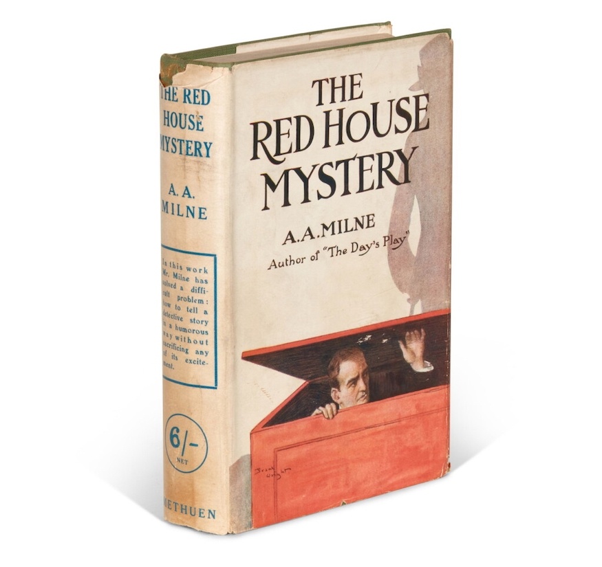 The Red House Mystery by AA Milne first edition 3/4 shot